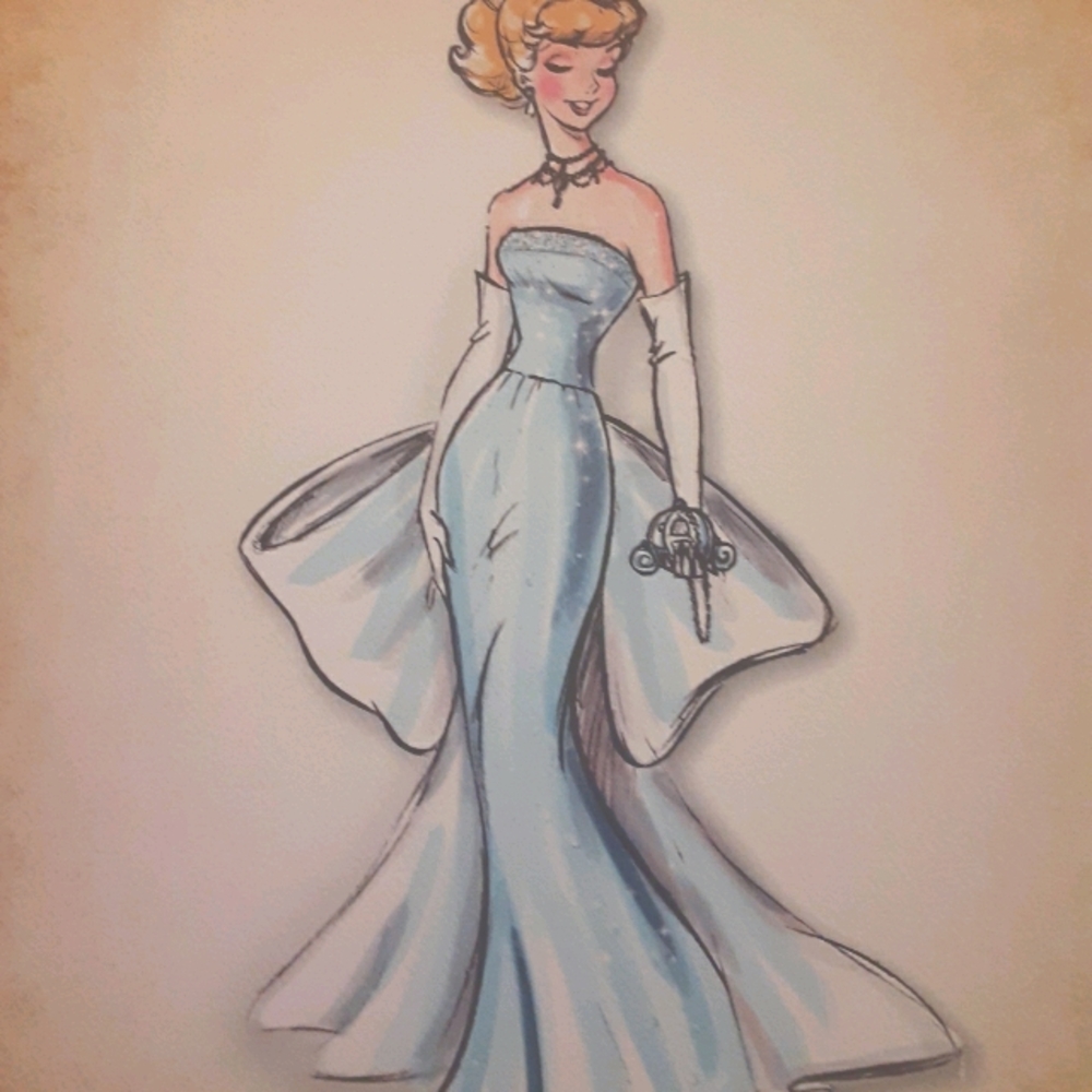Picture print 8x10 disney Cinderella fashion